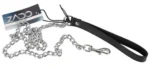Zado Chain Leash With A Leather Hand Loop. Experience ultimate control with the Zado Chain Leash.