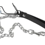 Zado Chain Leash With A Leather Hand Loop. Experience ultimate control with the Zado Chain Leash.