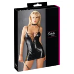 Il Vestito Wetlook Zaina della Cottelli Collection offre un design audace che esalta la tua silhouette con il suo tessuto lucido.