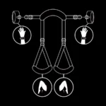 Scopri il Set Gambe Aperte Fetish Submissive per un controllo totale con accessori BDSM di alta qualità.