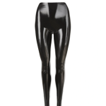 Latex Tights - Black - Image 4