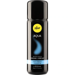 Pjur Aqua Water-Based Lubricant 500ml bottle featuring moisturizing and dermatologically tested labels.