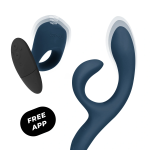 Close-up of We-Vibe Nova 2 and Pivot showing app control and body-safe silicone design