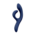 We-Vibe Nova 2 rabbit vibrator in midnight blue with dual motors and flexible clitoral arm