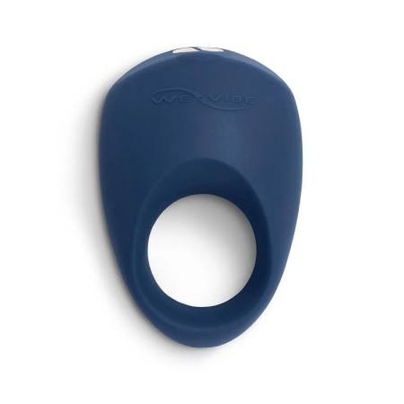 We-Vibe Pivot vibrating cock ring in midnight blue body-safe silicone, IPX7 waterproof