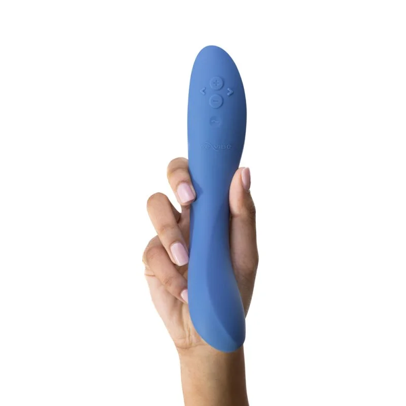 We-Vibe Rave 2 G-Spot Vibrator | Adjustable + App Control We-Vibe Rave 2 G-spot vibrator in body-safe silicone with adjustable flexible shaft, IPX7 waterproof