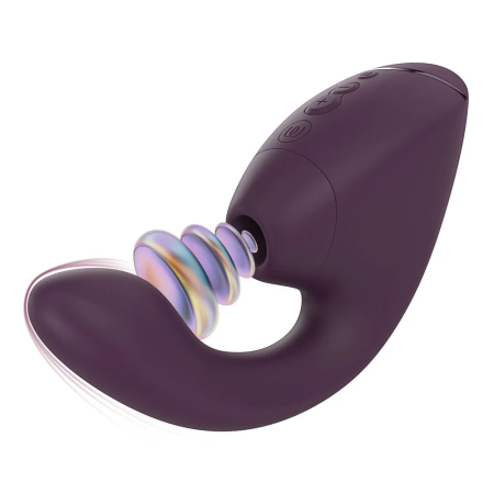 Womanizer Next Duo stimolatore doppio con 3D Pleasure Air per clitoride e vibrazioni profonde sul punto G, impermeabile IPX7